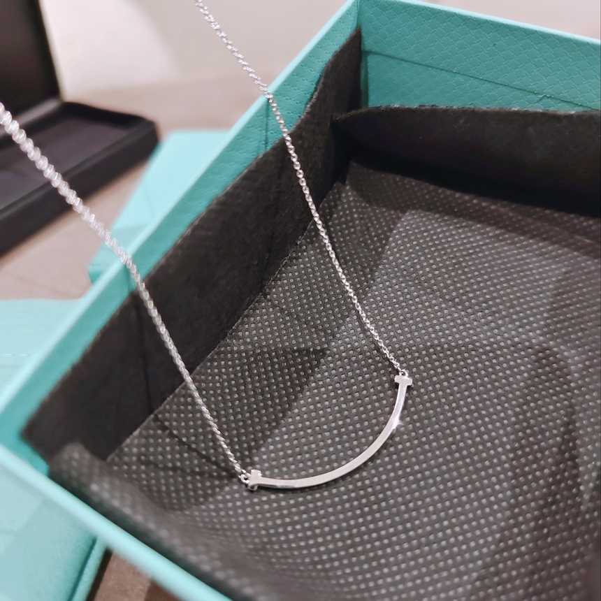 티파니 스마일 목걸이 스몰 | 체인길이 40~45cm