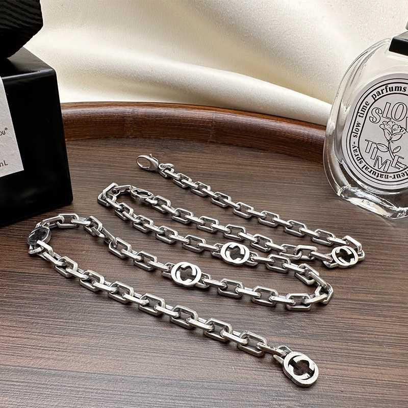 구찌 실버 레트로 목걸이 | Size FEE