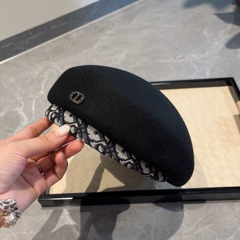 디올 울 베레모 | 머리둘레 57cm
