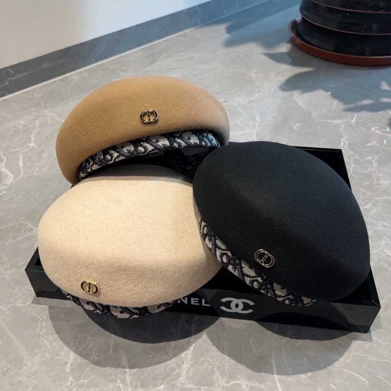 디올 울 베레모 | 머리둘레 57cm