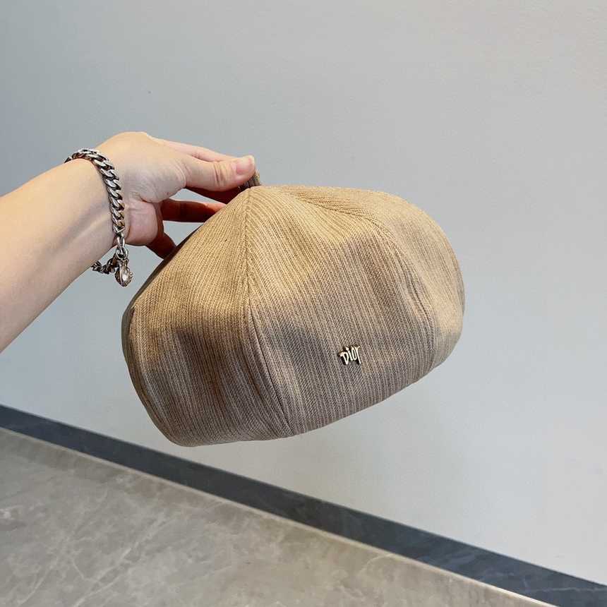 디올 팔각형 베레모 | 머리 둘레 57cm