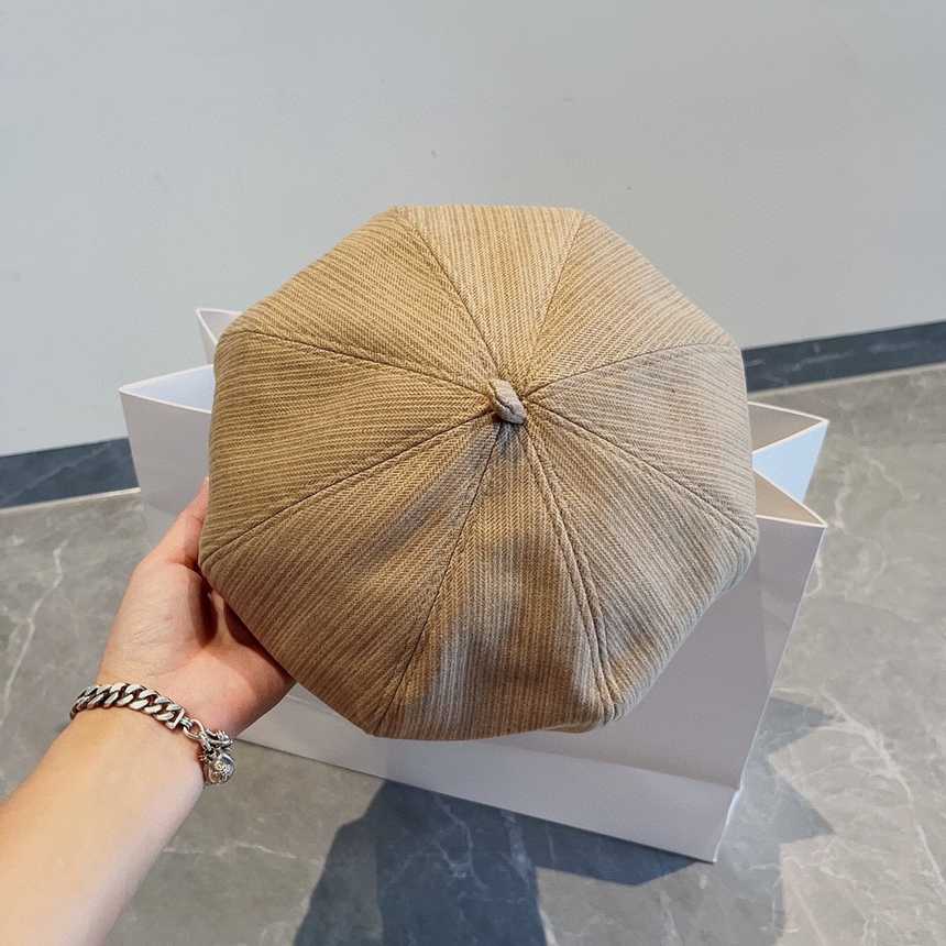 디올 팔각형 베레모 | 머리 둘레 57cm