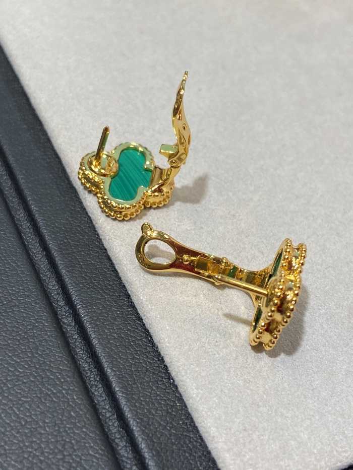 반클리프 빈티지 알함브라 네잎클로버 귀걸이 | Size 1.5 x 1.5cm