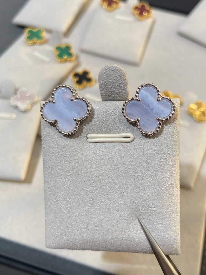 반클리프 빈티지 알함브라 네잎클로버 귀걸이 | Size 1.5 x 1.5cm