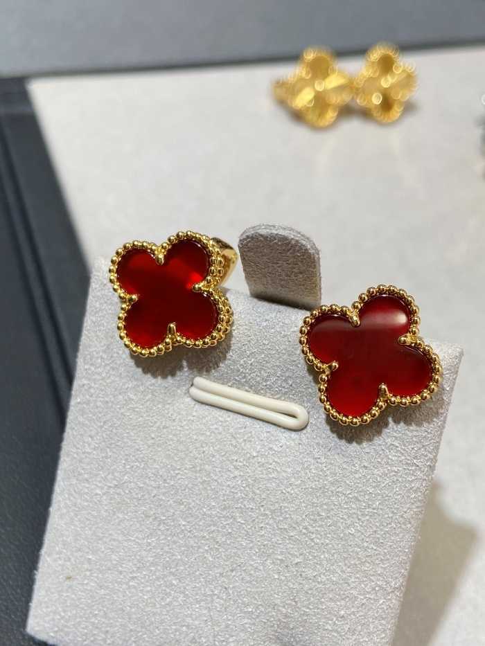 반클리프 빈티지 알함브라 네잎클로버 귀걸이 | Size 1.5 x 1.5cm
