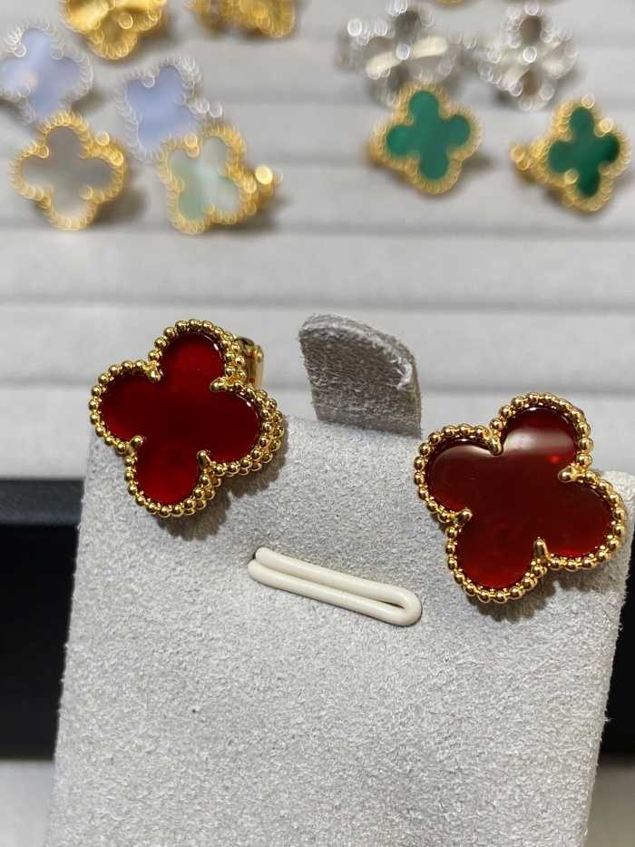 반클리프 빈티지 알함브라 네잎클로버 귀걸이 | Size 1.5 x 1.5cm