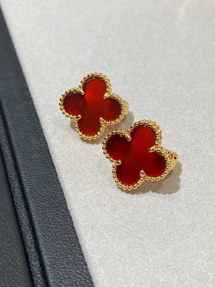 반클리프 빈티지 알함브라 네잎클로버 귀걸이 | Size 1.5 x 1.5cm