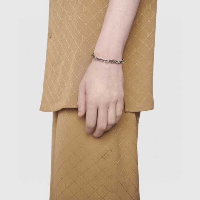 구찌 인터로킹 G 팔찌 | Size 17~22(cm)