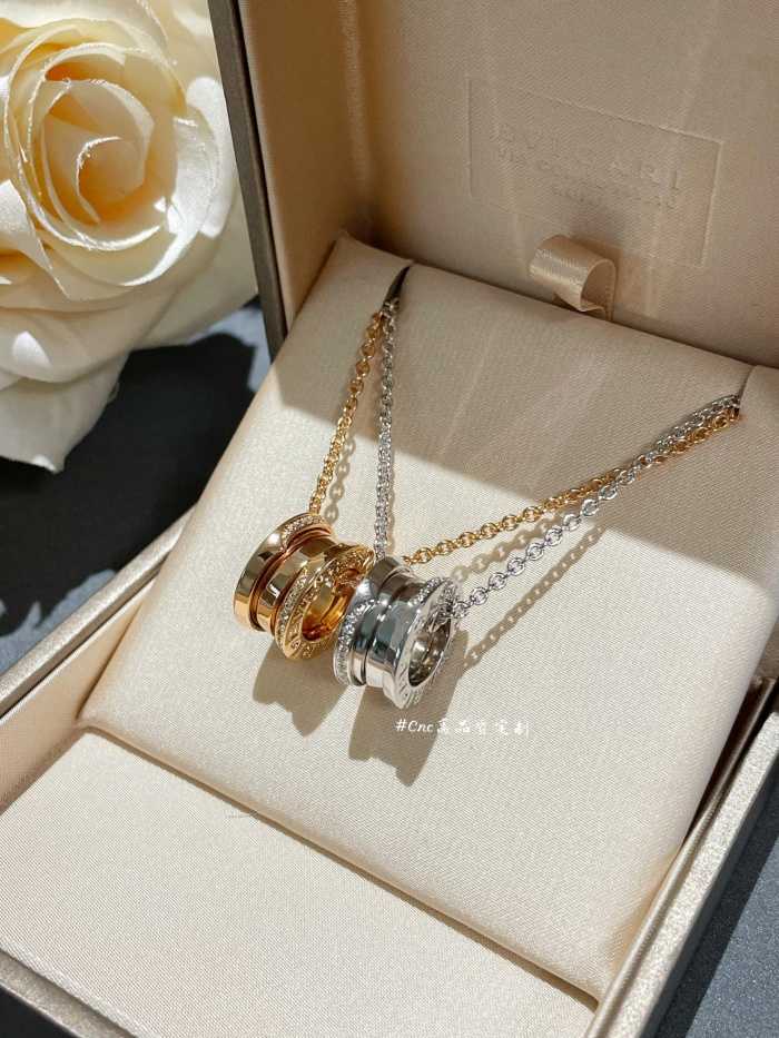 불가리 비제로원 다이아 목걸이 | Size 39-47cm