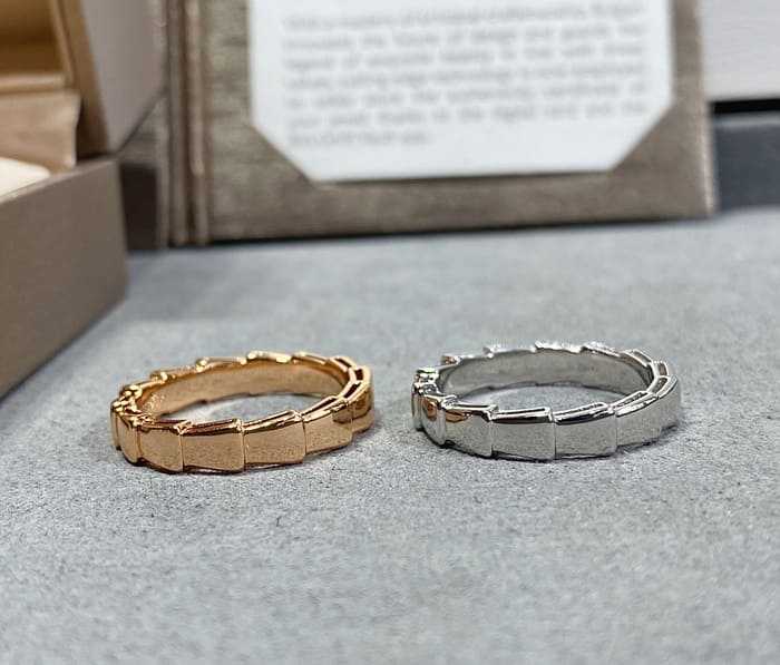 불가리 세르펜티 바이퍼 반지 링 | Size 5,6,7,8