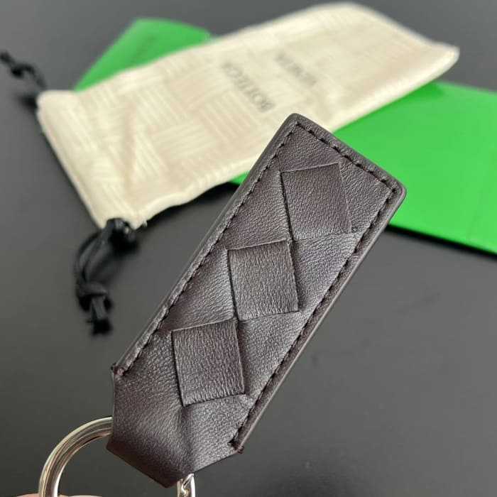 보테가 싱글 우븐 뉴 키링 800553 | Size 12 x 3cm