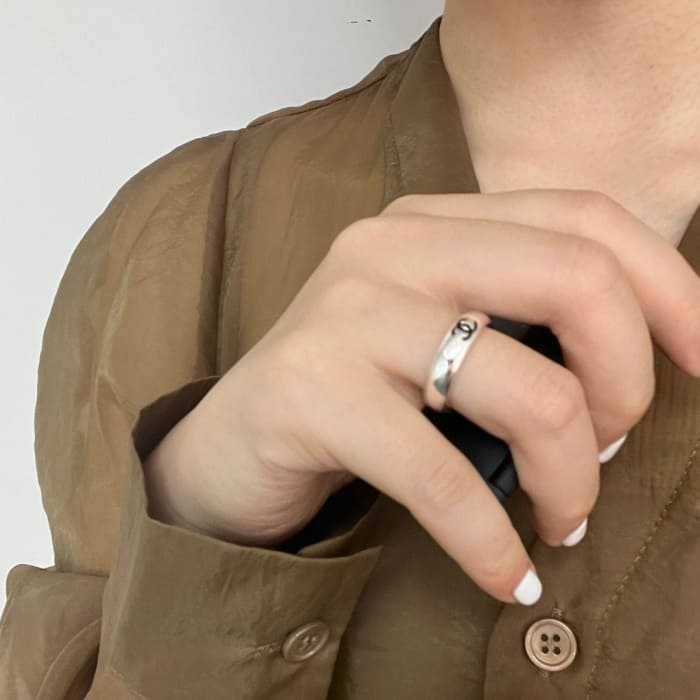 CC 스털링 실버 반지 | Size 6,7,8