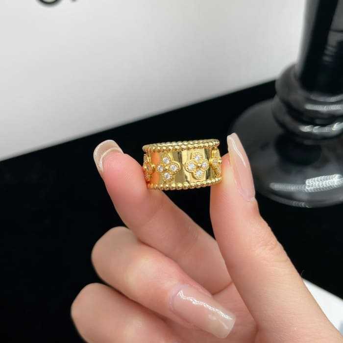 반클리프 클로버 빼를리 반지 3컬러 | Size 5,6,7,8