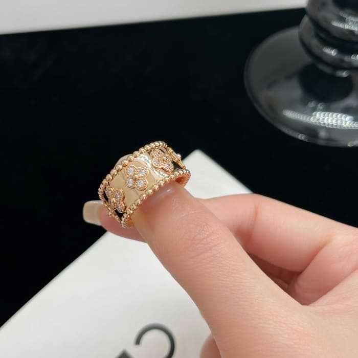 반클리프 클로버 빼를리 반지 3컬러 | Size 5,6,7,8