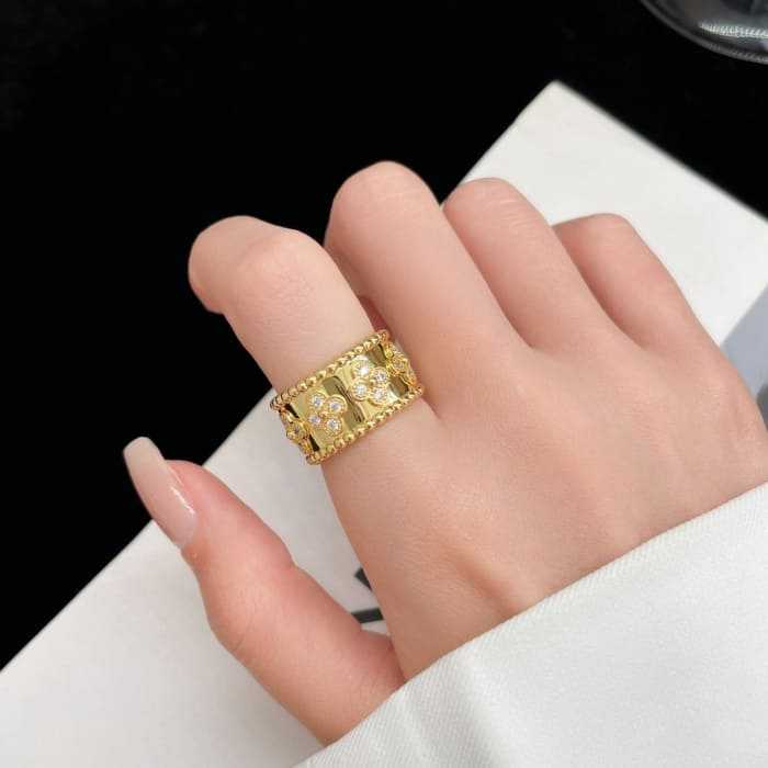 반클리프 클로버 빼를리 반지 3컬러 | Size 5,6,7,8