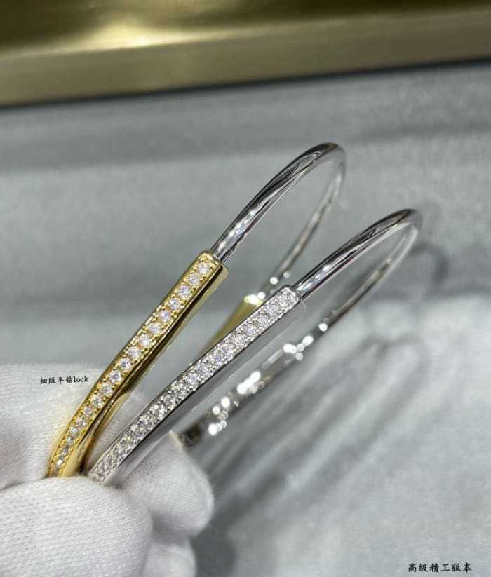 티파니 락 다이아 팔찌 | Size 17cm