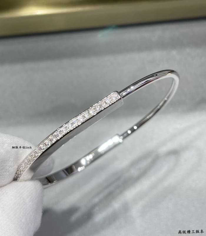 티파니 락 다이아 팔찌 | Size 17cm