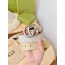 구찌 마몬트 GG수프림캔버스 레더 벨트 4cm | Size 35 - 40