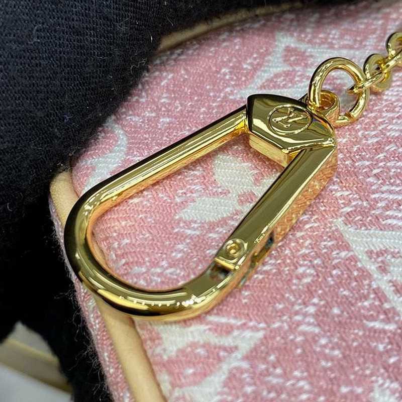 루이비통 데님 핑크 미니 포쉐트 악세수아 m81176 | 11 x 7 x 2cm