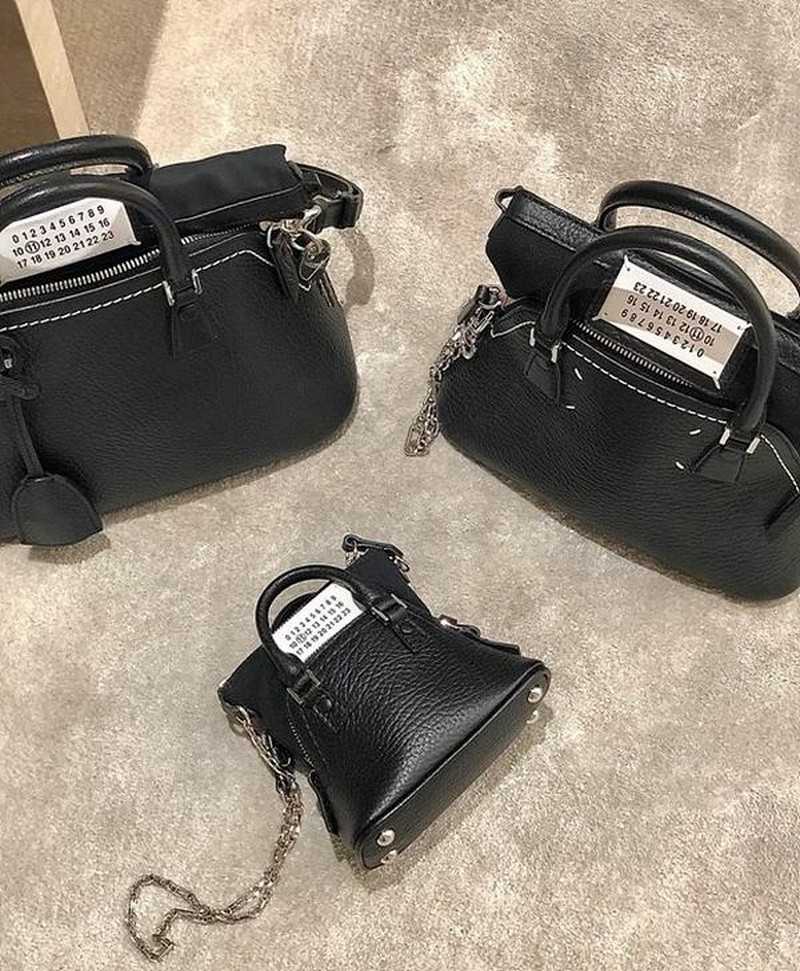 메종마르지엘라 5ac 클래시크 베이비 | 사이즈: ( 손목 높이 14 x 높이 9cm ) 바닥 길이 13 x 바닥 폭 6.5cm