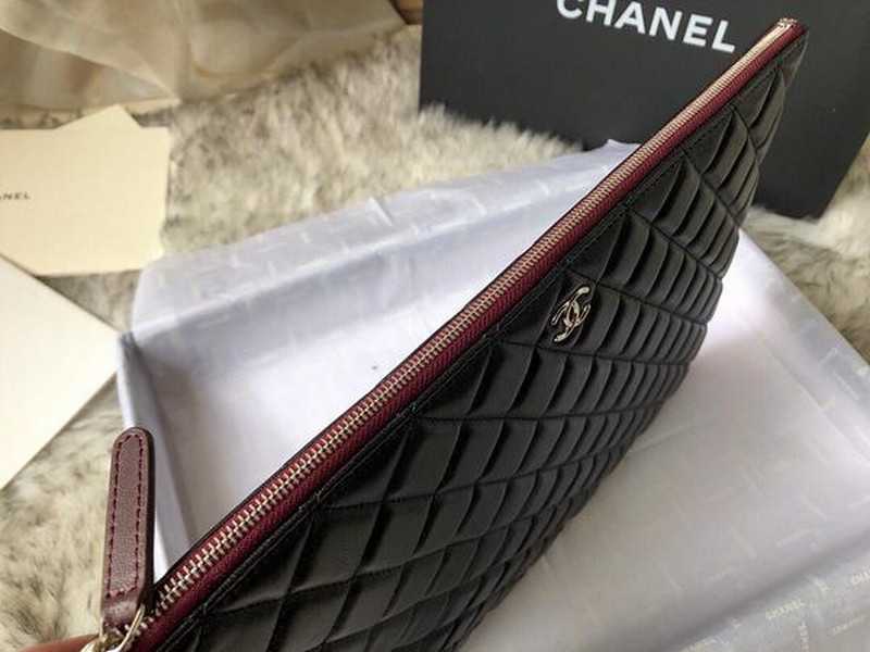 샤* 클래식 램스킨 클러치백 은장 미듐/라지 | 미디움 27.5cm, 라지 35cm