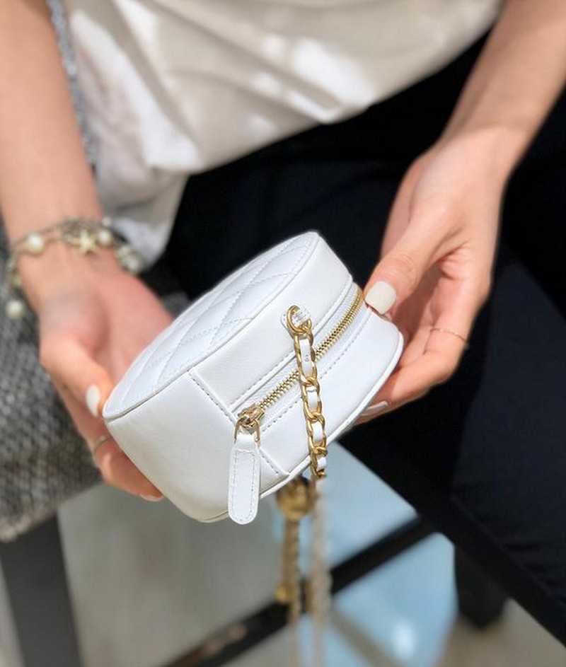 샤* 클래식 골드볼 체인 라운드백 ap1449 | 12 x 12 x 5.5cm