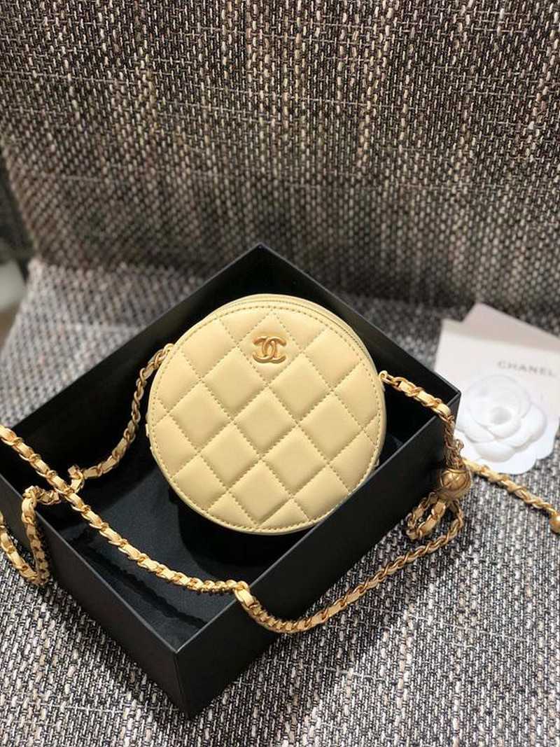 샤* 클래식 골드볼 체인 라운드백 ap1449 | 12 x 12 x 5.5cm
