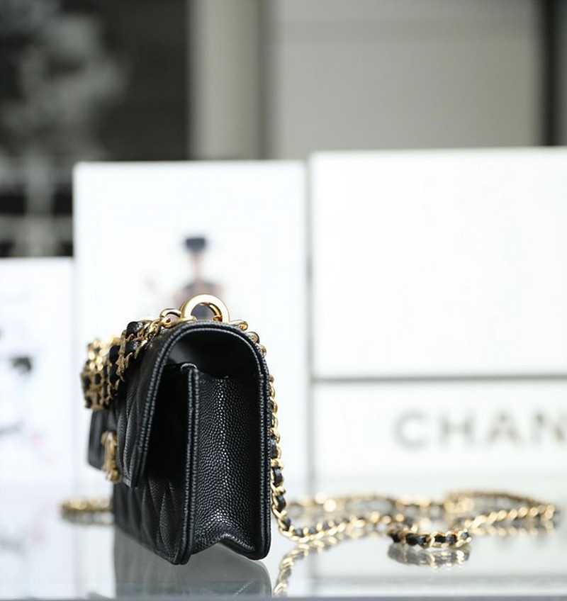 샤* 22k cc더블 체인 woc | 17 x 10 x 4.5cm