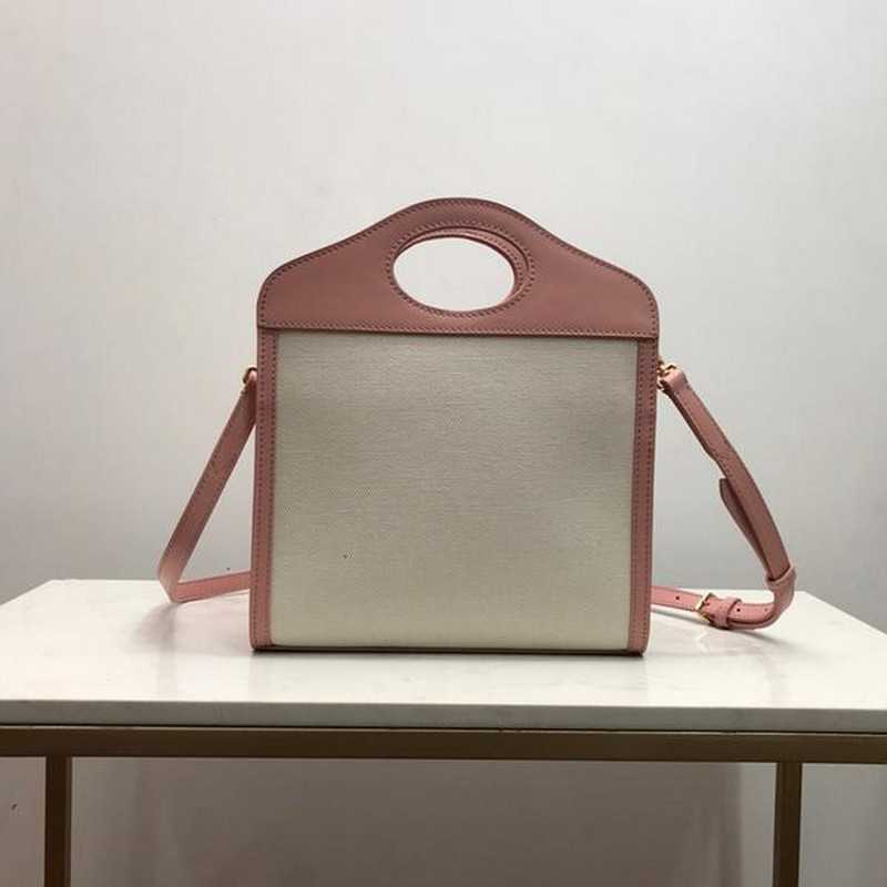 버버리 트라이톤 코튼 캔버스 레더 포켓백 미니 | 23 x 6 x 26.5cm