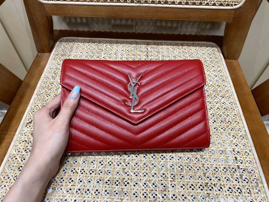 입생로랑 엔벨로프 체인 숄더백 377828 | 22.5 x 14 x 4cm