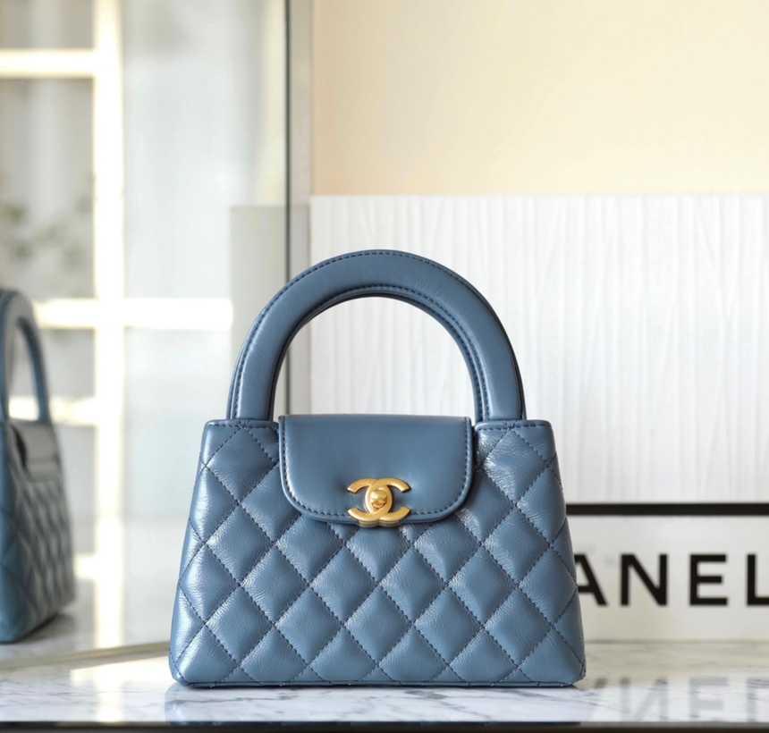 샤* 23K 카프스킨 켈리백 스몰 AS4416 | 19 x 13 x 7cm