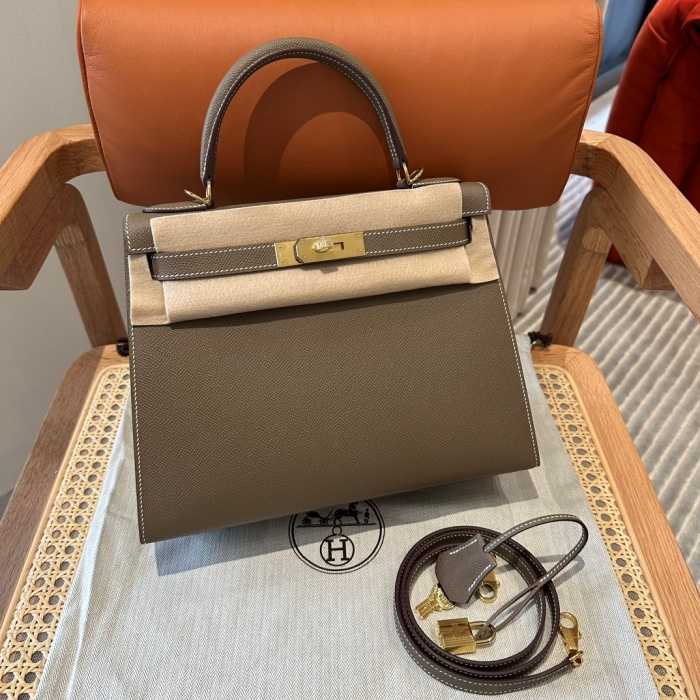 에르메스 켈리28 백 금장 (올수공) | 28 x 22 x 10cm