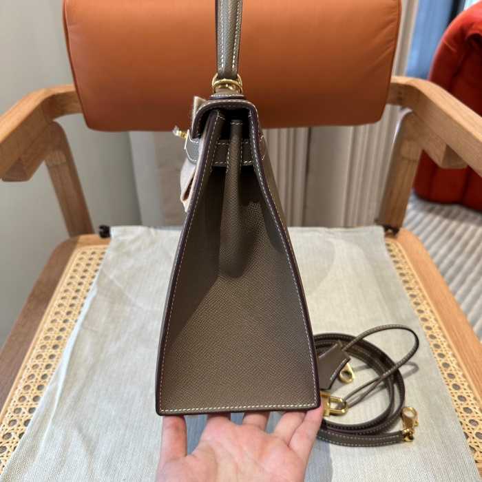 에르메스 켈리28 백 금장 (올수공) | 28 x 22 x 10cm