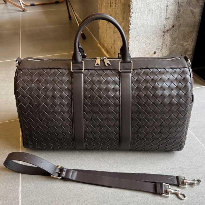 보테가베네타 인트레치아토 우븐 여행가방 더플백 650061 | 62.5 x 34 x 26.5cm