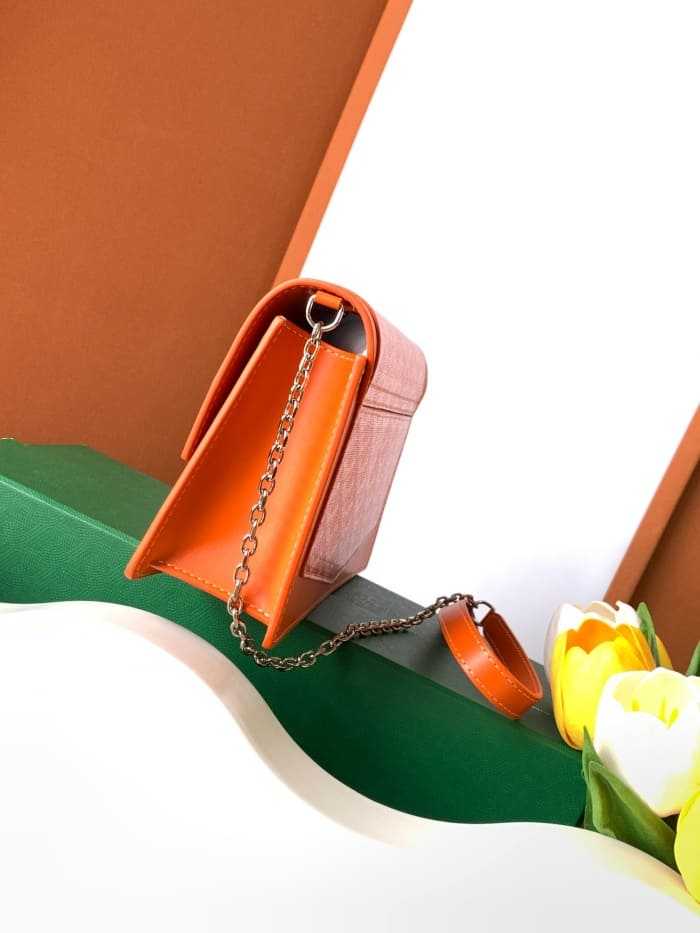 고야드 듀체스 마리 캐롤라인 백 오렌지 | 15 x 6.5 x 2.5cm