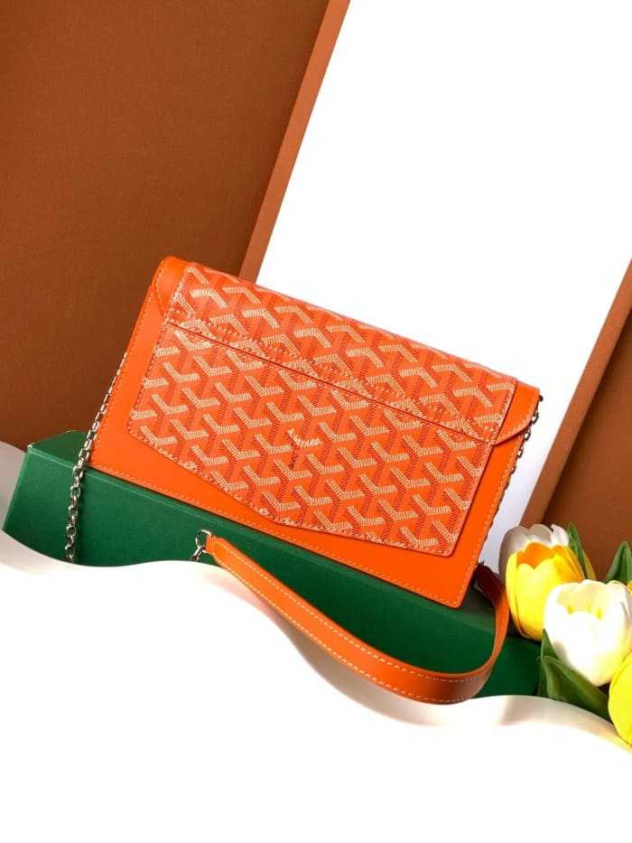 고야드 듀체스 마리 캐롤라인 백 오렌지 | 15 x 6.5 x 2.5cm