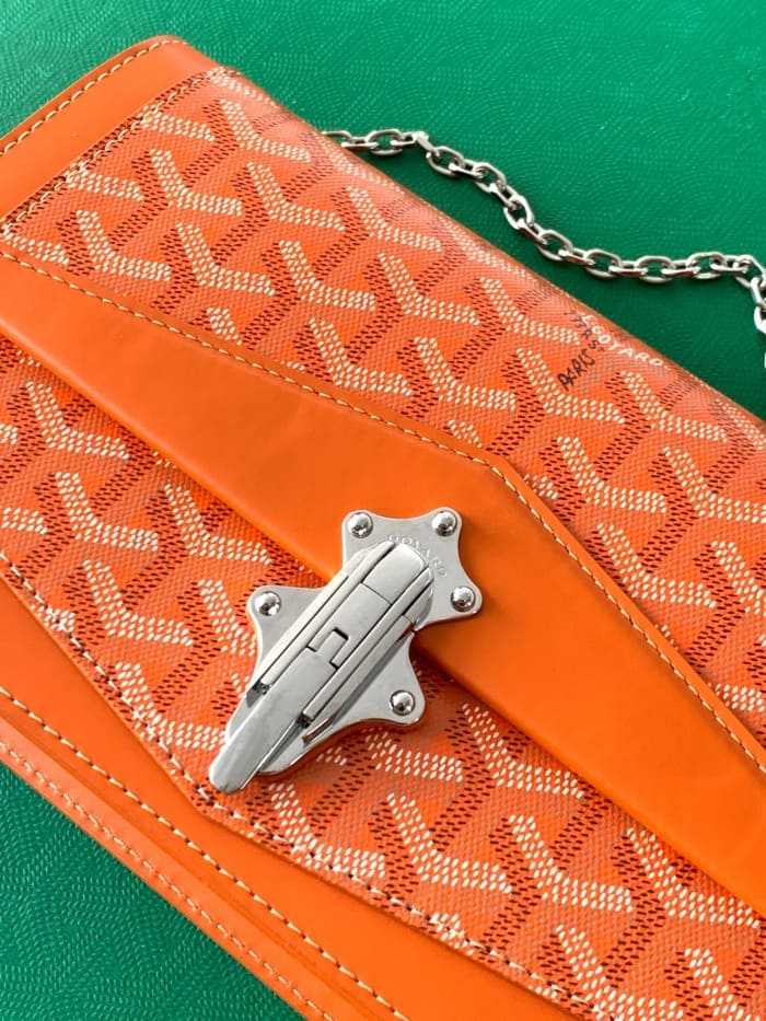 고야드 듀체스 마리 캐롤라인 백 오렌지 | 15 x 6.5 x 2.5cm