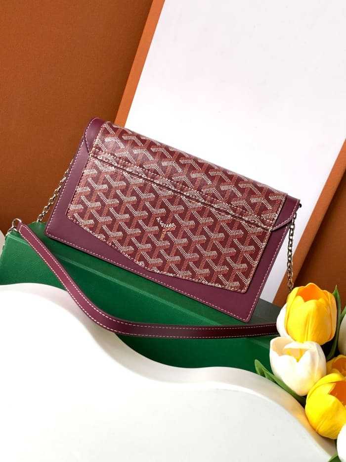 고야드 듀체스 마리 캐롤라인 백 버건디 | 15 x 6.5 x 2.5cm