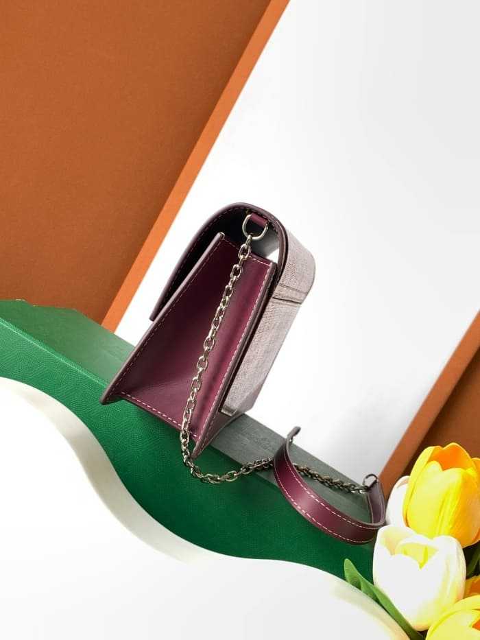 고야드 듀체스 마리 캐롤라인 백 버건디 | 15 x 6.5 x 2.5cm