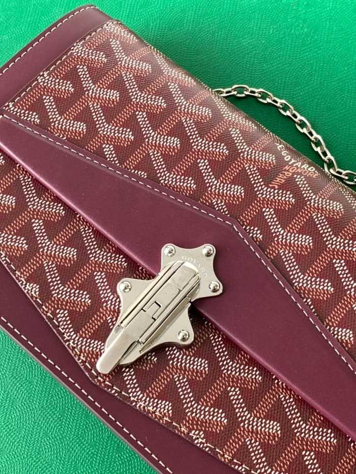 고야드 듀체스 마리 캐롤라인 백 버건디 | 15 x 6.5 x 2.5cm