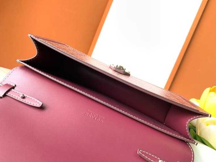 고야드 듀체스 마리 캐롤라인 백 버건디 | 15 x 6.5 x 2.5cm