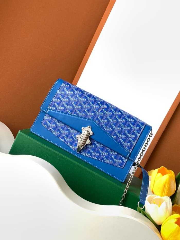 고야드 듀체스 마리 캐롤라인 백 블루 | 15 x 6.5 x 2.5cm