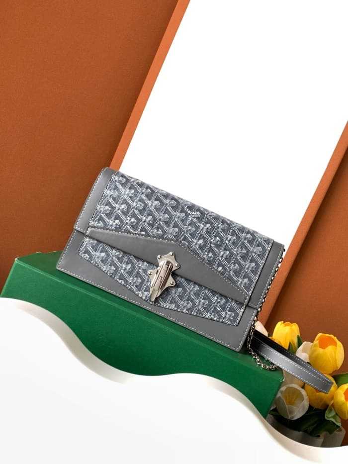 고야드 듀체스 마리 캐롤라인 백 그레이 | 15 x 6.5 x 2.5cm