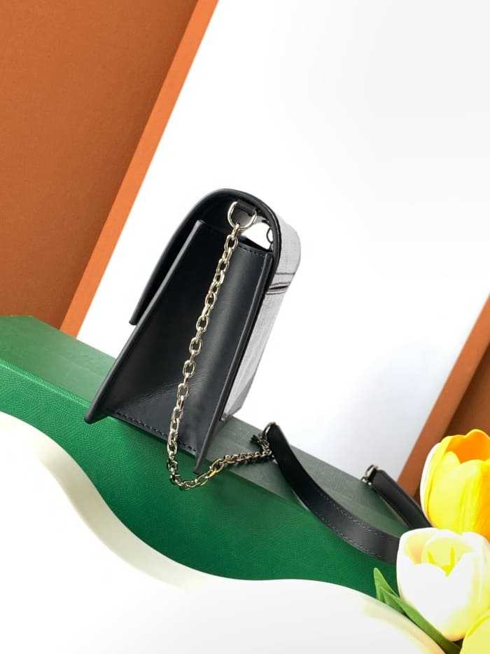 고야드 듀체스 마리 캐롤라인 백 블랙 | 15 x 6.5 x 2.5cm