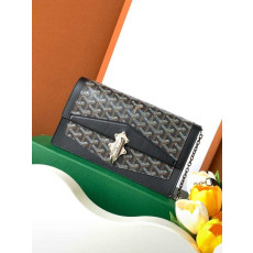 고야드 듀체스 마리 캐롤라인 백 블랙 | 15 x 6.5 x 2.5cm
