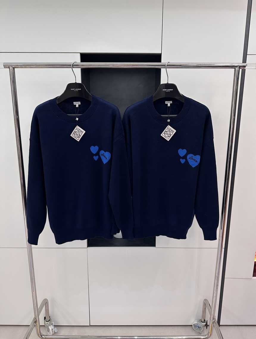 로에베 하트 로고 라운드 니트 | 사이즈 S,M,L,XL