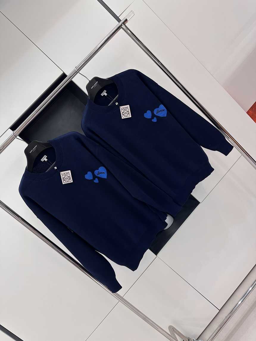 로에베 하트 로고 라운드 니트 | 사이즈 S,M,L,XL