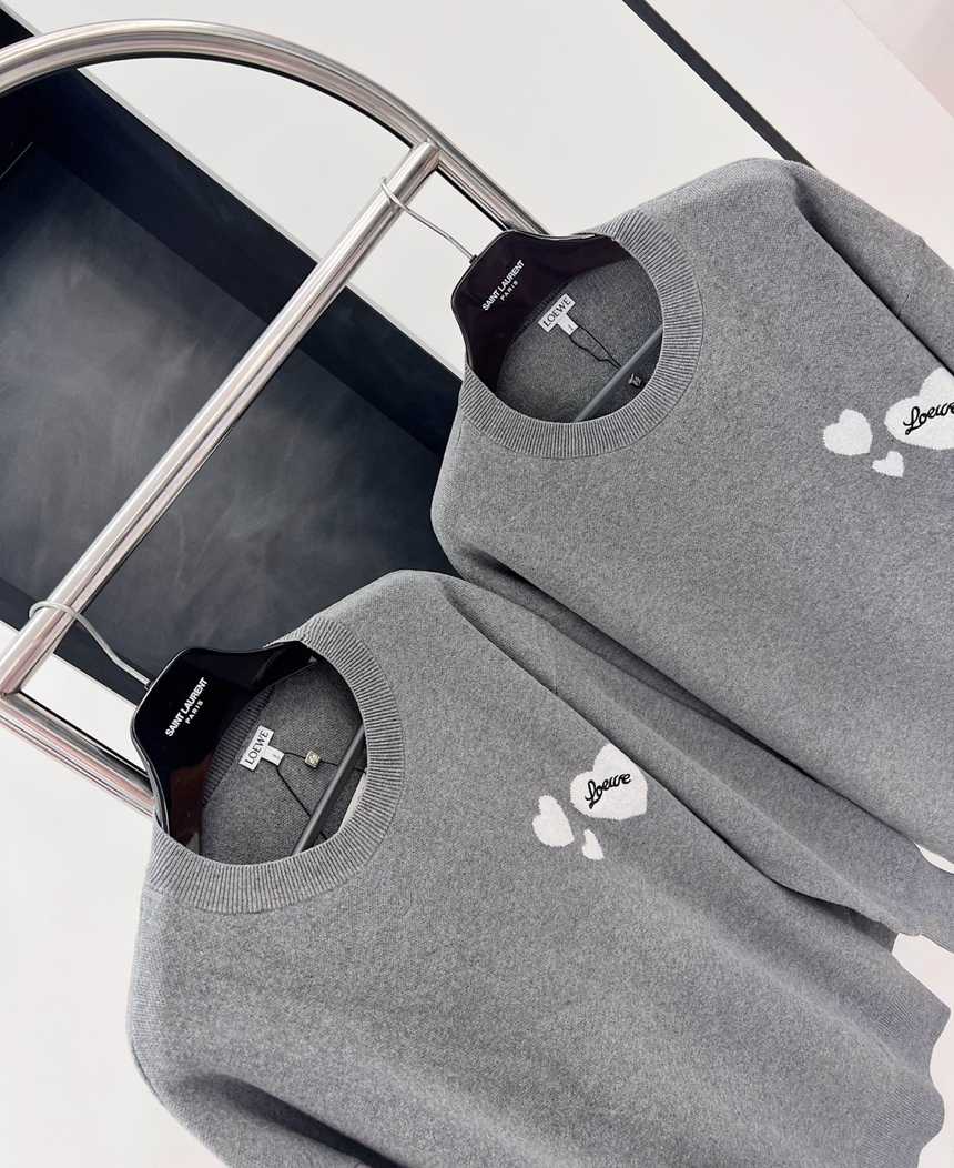 로에베 하트 로고 라운드 니트 | 사이즈 S,M,L,XL