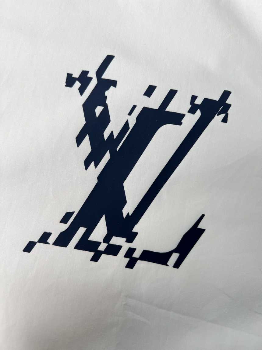 루이비통 로고 오버핏 롱 프린팅 셔츠 | 사이즈 S,M,L,XL