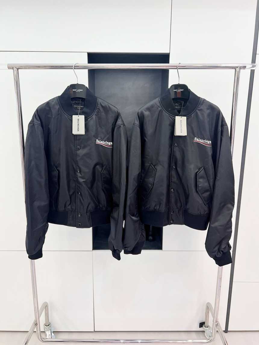 발렌시아가 웨이브로고 야구잠바 점퍼 자켓 | 사이즈 S,M,L,XL